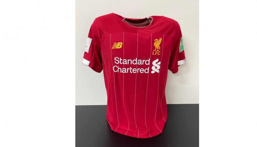 Firmino's Official Liverpool Signed Shirt, FIFA Club World Cup 2019