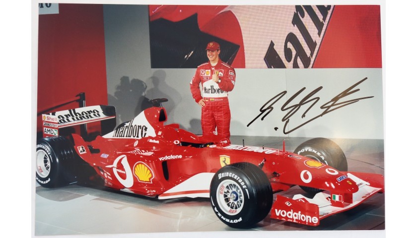 Michael Schumacher Signed Photograph 