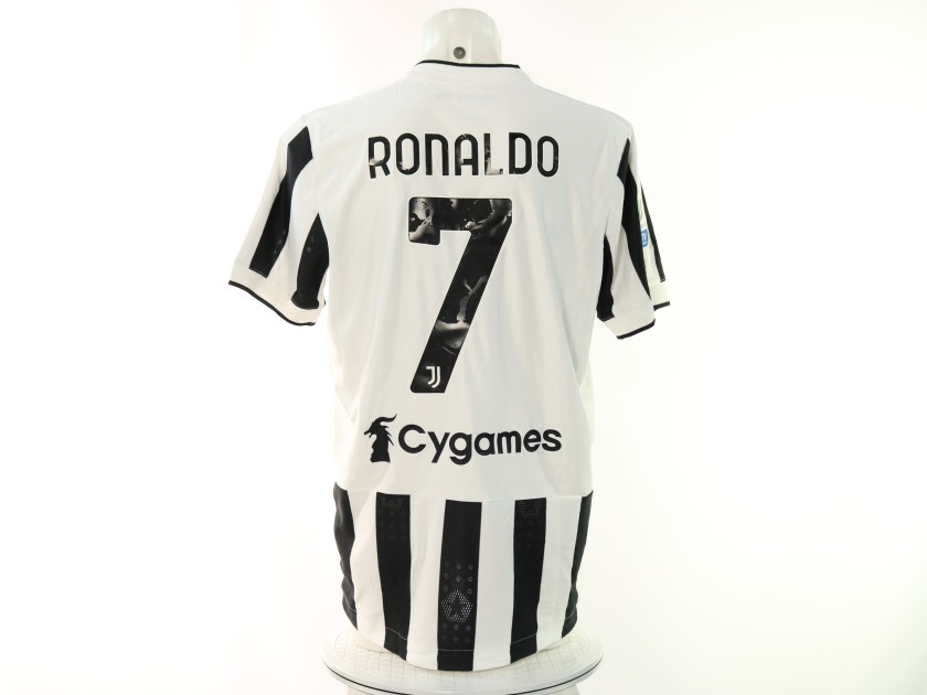 Maglia Preparata Cristiano Ronaldo Atalanta vs Juventus, Finale Coppa Italia 2021