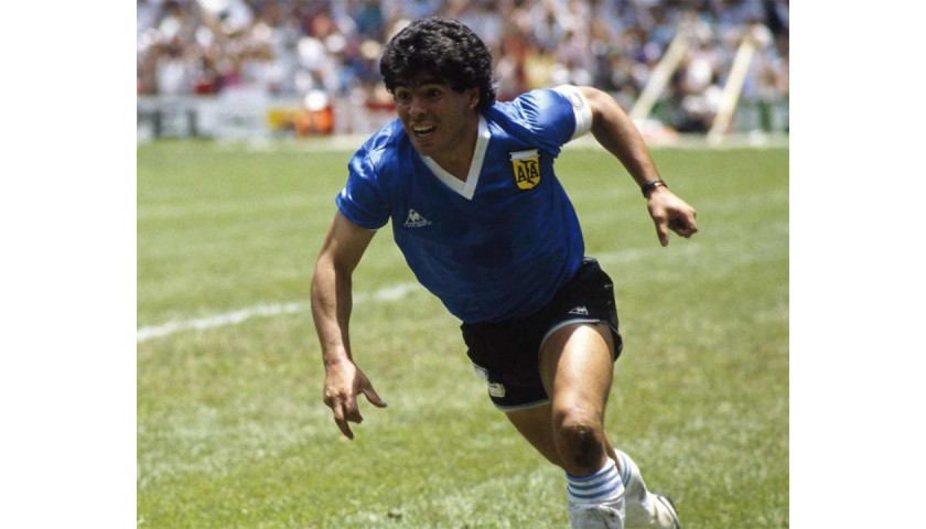 Maradona's Argentina Retro Shirt, 1986 World Cup