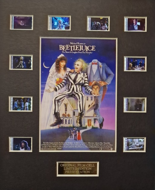 Maxi Card with original Beetlejuice film fragments