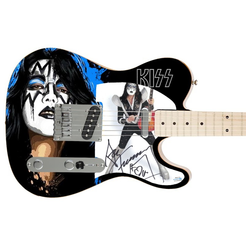 Ace Frehley of KISS Signed Pickguard Custom Fender Guitar