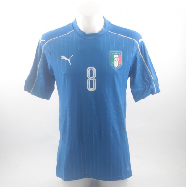 Thiago Motta match worn shirt, Germany-Italy 29.03.16 - unwashed