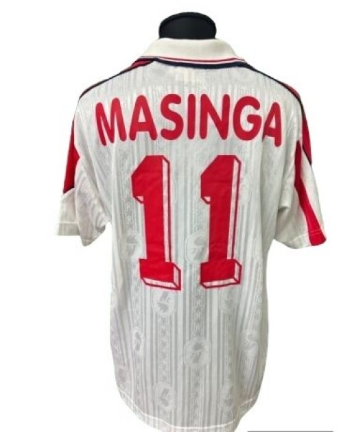 Masinga's Bari Match-Issued Shirt, 1998/99