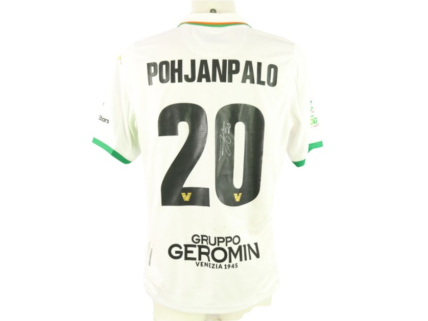 Pohjanpalo's Unwashed Signed Shirt, Lecco vs Venezia 2024