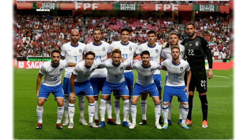 Chiellini's Match Shirt, Portugal-Italy 2018