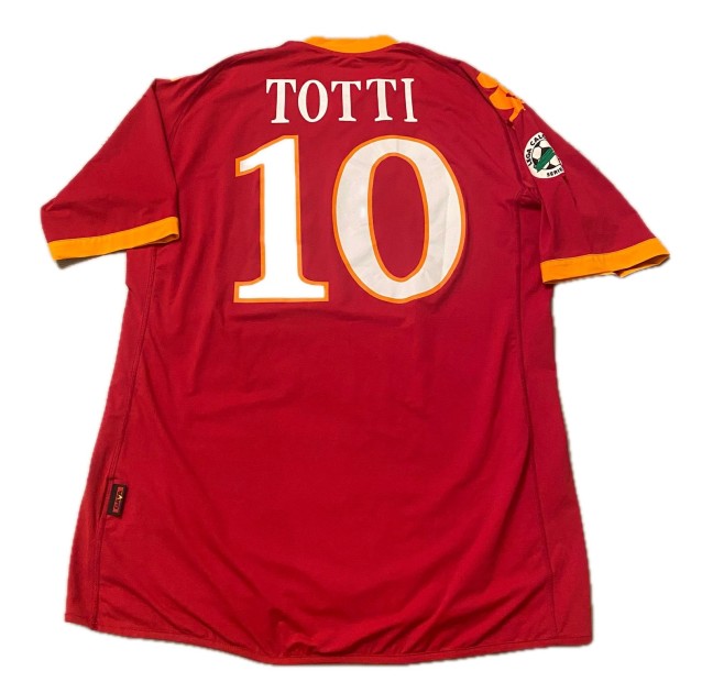 Totti's Roma Match-Issued Shirt, 2009/10