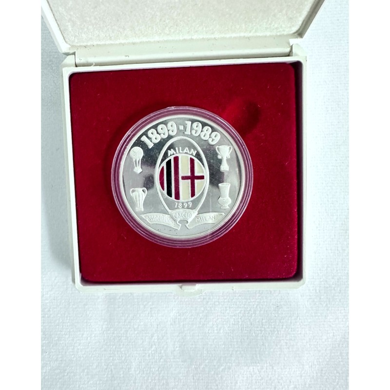 Milan's 90th Anniversary Official Commemorative Medal, 1899-1989