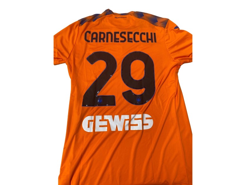Carnesecchi's Atalanta Match-Issued Shirt, 2023/24