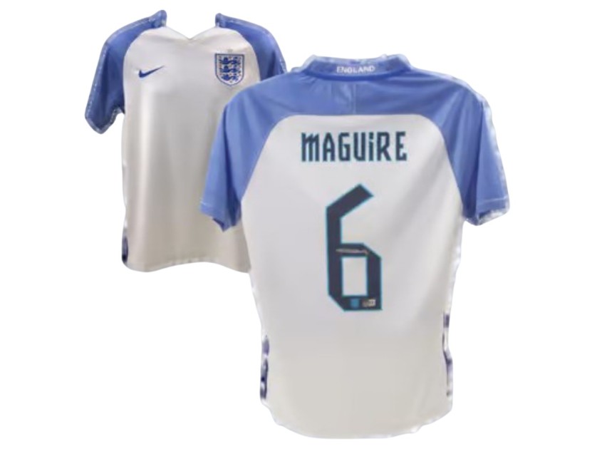 Replica maglia Inghilterra firmata da Harry Maguire