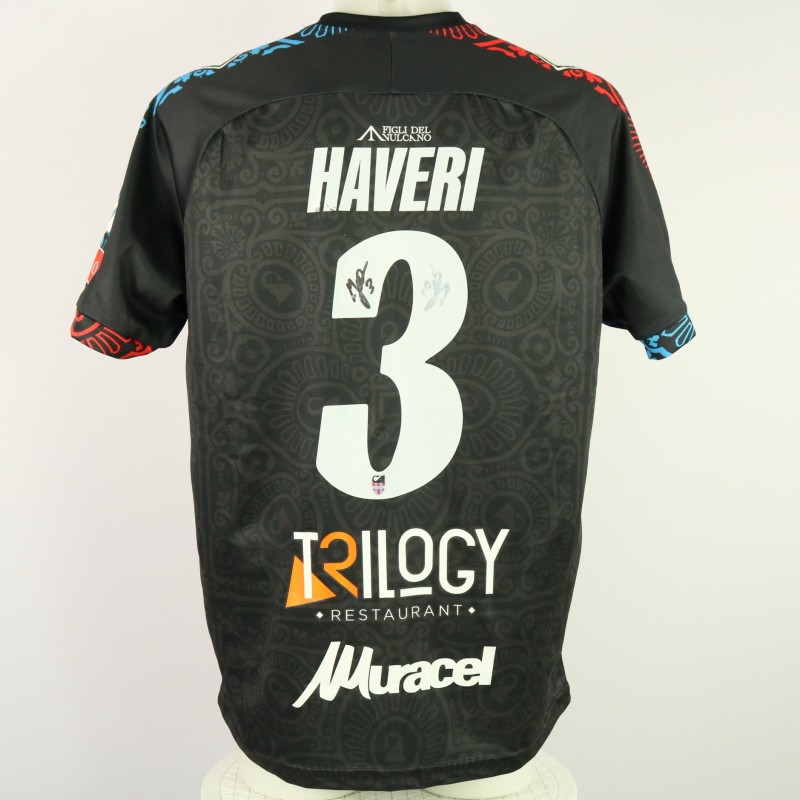 Haveri's Unwashed Signed Shirt, Catania vs Monterosi Tuscia 2024