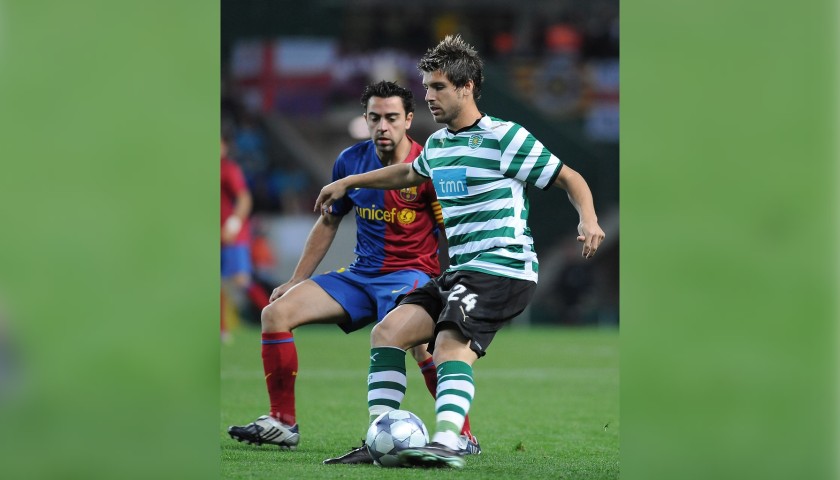 Maglia Ufficiale Miguel Veloso Sporting Lisbona, 2008/09 - Autografata