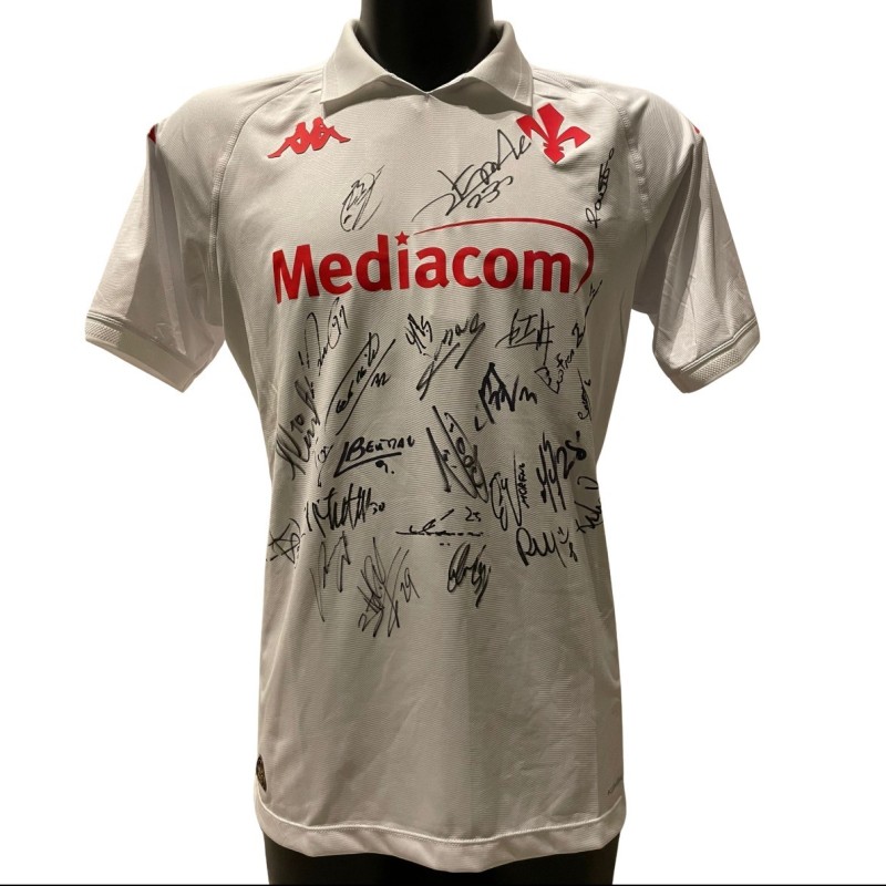 Fiorentina Official Shirt, 2024/25 - Signed by the Squad with video evidence