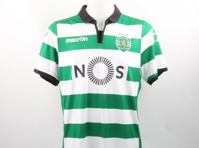 Semedo Official Sporting CP Shirt, 2016/17 - Signed
