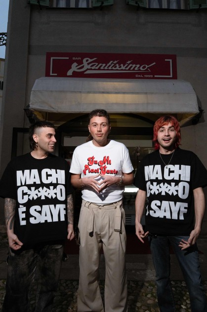 "Tu Mi Piaci Tanto" T-Shirt - Signed by Sayf at Sanremo 2026