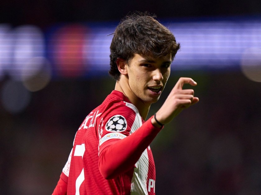 Joao Felix's Atletico Madrid Match Shirt, UCL 2021/22