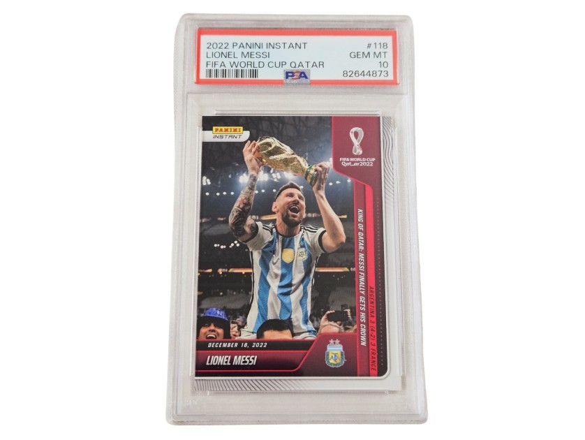 Lionel Messi FIFA World Cup Panini Instant Card 2022 - #118