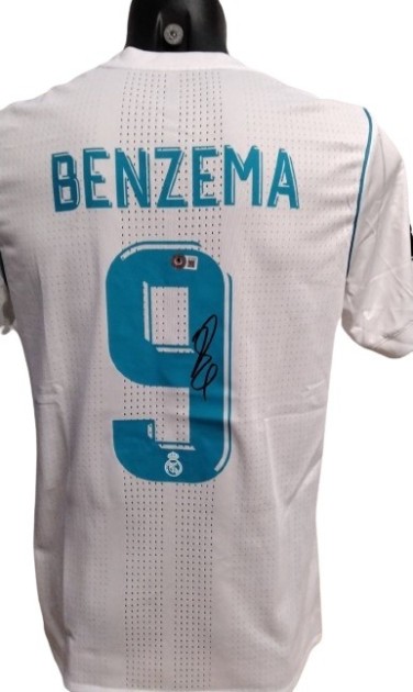 Maglia replica Benzema Real Madrid, UCL Finale Kiev 2018 - Autografata
