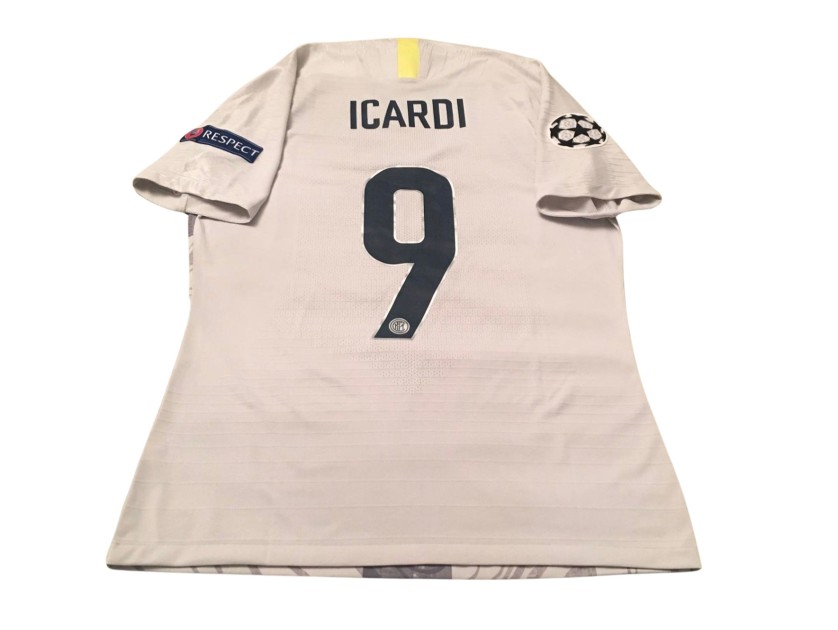 Icardi's Match-Issued Shirt, Barcelona vs Inter 2018