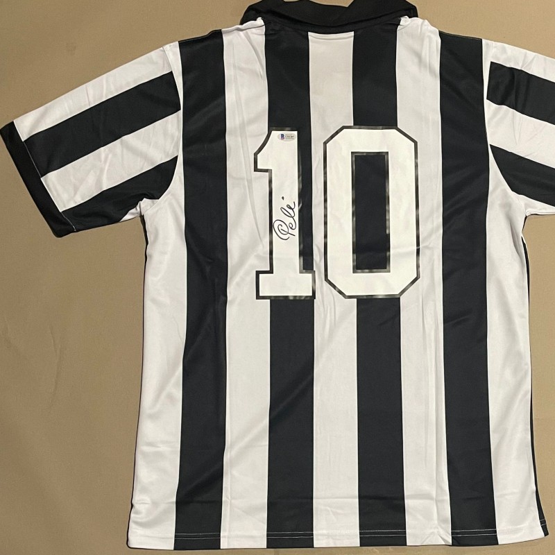 Maglia Replica firmata di Pelé del Santos 1956