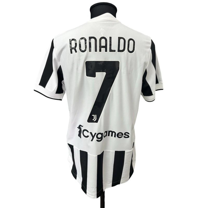 Maglia Gara Cristiano Ronaldo Juventus vs Barcellona, Trofeo Gamper 2021