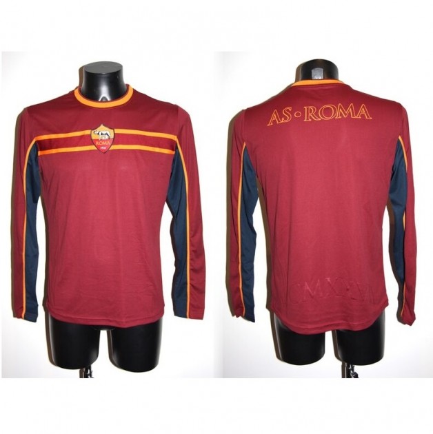 Florenzi's worn AS Roma training sweatshirt, season 2013/2014
