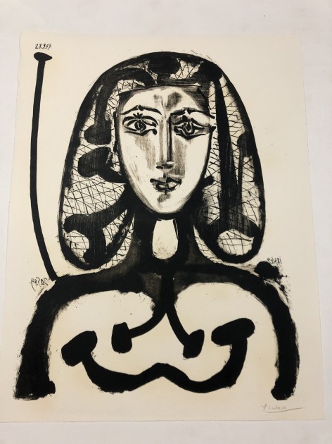The Woman in the Fishnets - Picasso
