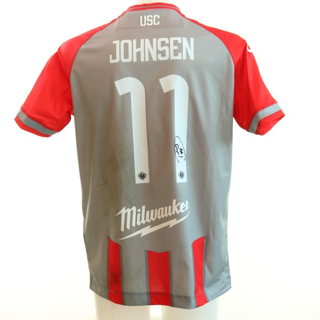 Maglia Johnsen Unwashed Cremonese vs Mantova, 2025 - Autografata