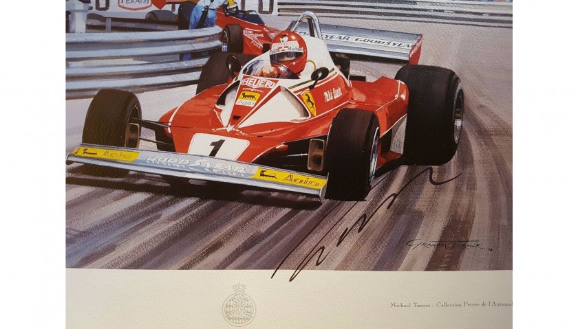 Lithograph Signed by Niki Lauda 