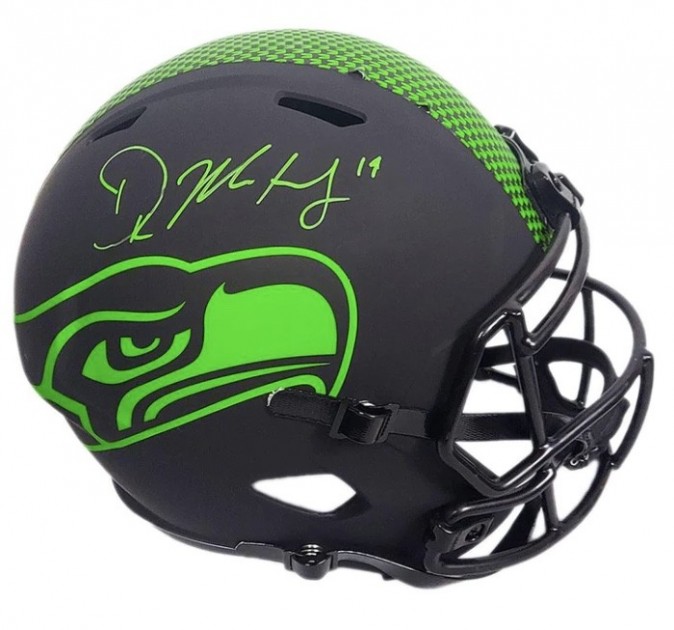 DK Metcalf Signed Seattle Seahawks Football Helmet