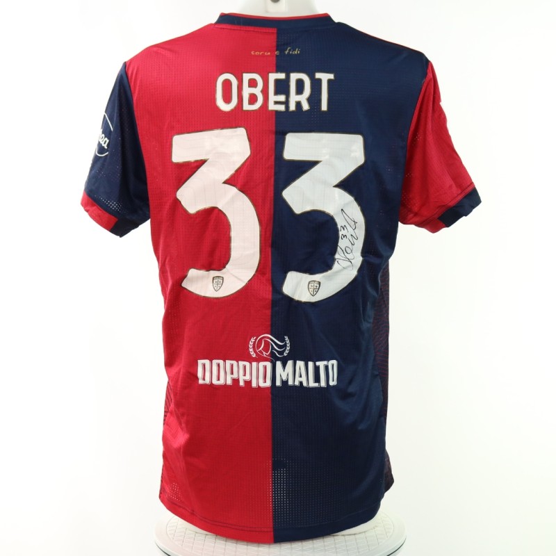 Maglia Obert Unwashed, Cagliari vs Atalanta 2024 - Autografata