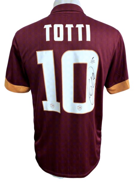 Totti's Roma Signed Official Shirt, 2014/15