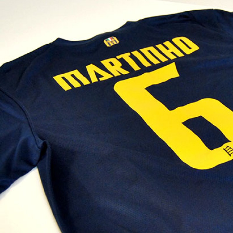 Maglia di Marthinho indossata durante Hellas Verona - Parma del 20 Ottobre 2013