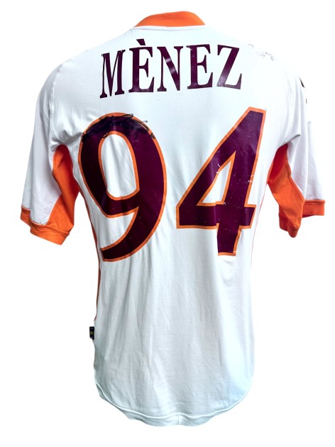 Menez's Signed Match-Issued Shirt, Roma 2010/11