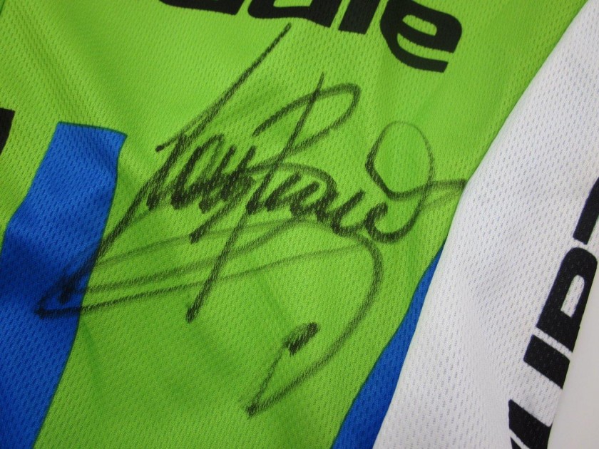 Maglia Team Cannondale del Giro d'Italia, firmata da Basso