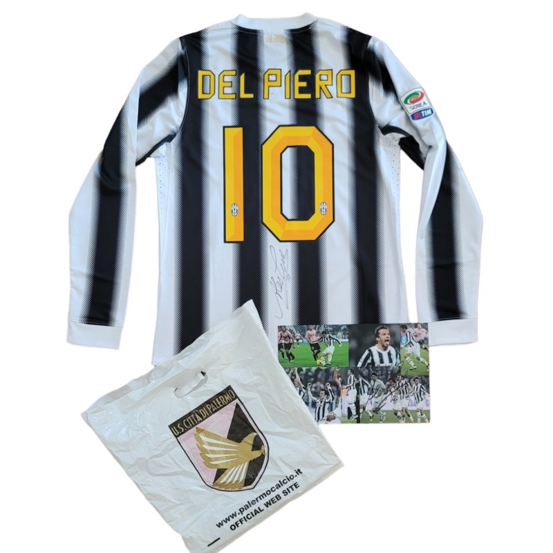  Maglia gara Del Piero, Juventus vs Palermo 2011 - Autografata