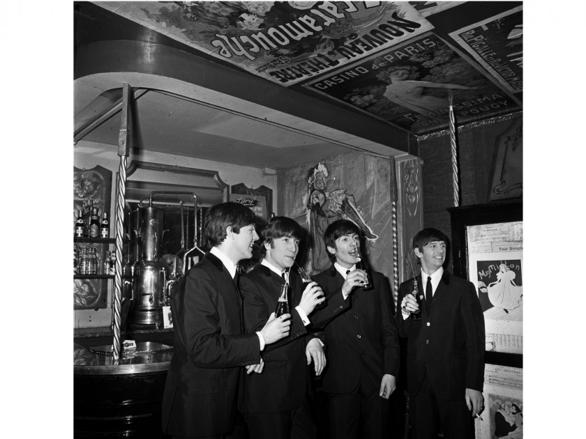 Photograph Beatles Pepsi, Paris 1964 by Harry Benson