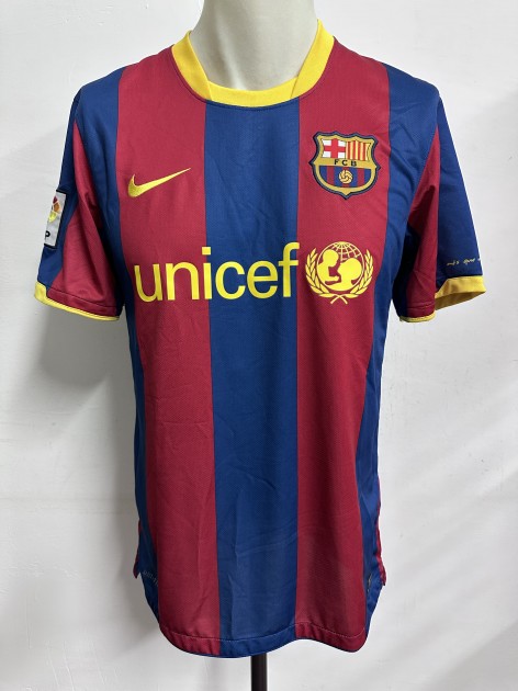 Messi's Official Barcelona Signed Shirt, 2010/11 - CharityStars