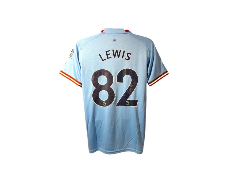 Rico Lewis' Manchester City 2022/23 Signed Replica Shirt