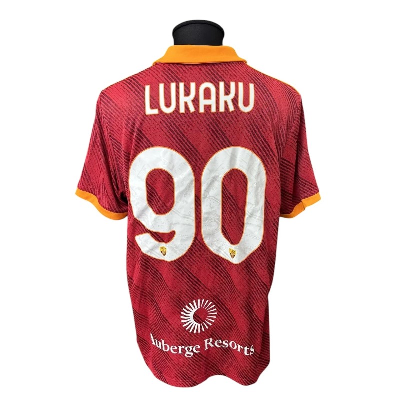 Lukaku's Roma vs Lazio Issued Shirt, 2024 - Derby Special