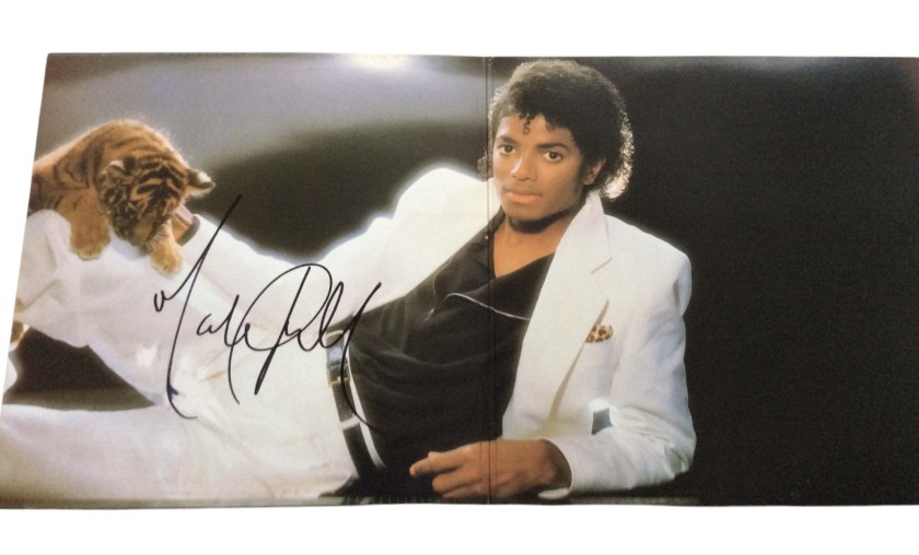 Michael Jackson Signed Vinyl LP