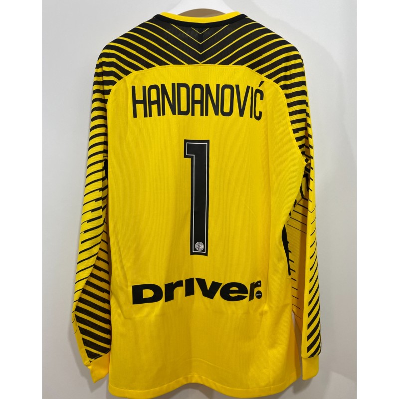 Handanovic's Inter Match-Issued Shirt, 2017/18