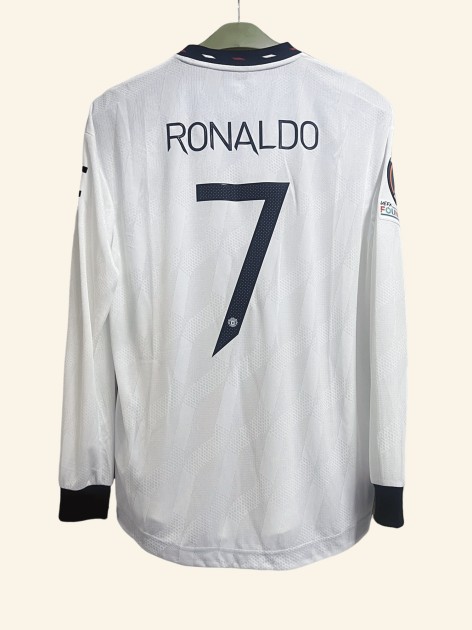 Ronaldo's Manchester United UEFA Europa League Match-Issued Shirt, vs FC Sheriff 