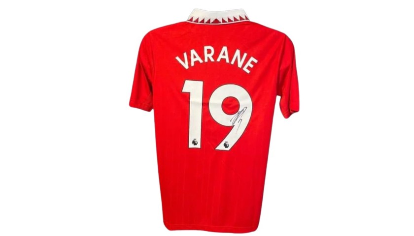 Raphaël Varane's Manchester United 2022/23 Signed Shirt - CharityStars