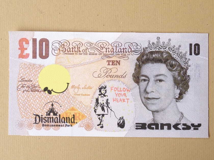 Banksy Dismaland Ten Pound Banknote