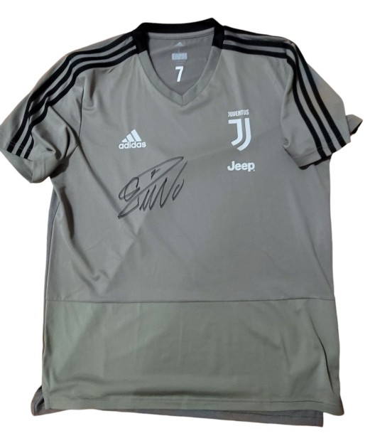 Maglia training Cristiano Ronaldo Juventus, 2018/19 - Autografata