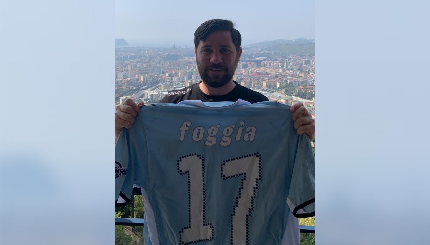 Foggia's Lazio Worn and Signed Shirt, TIM Cup Final 2009
