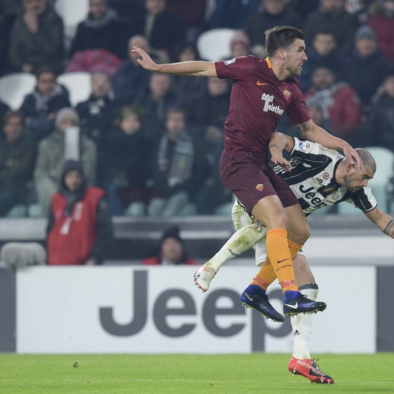 Kevin Strootman Match Worn Shirt, Juventus-Roma 17/12/16 - Special Telethon Sponsor