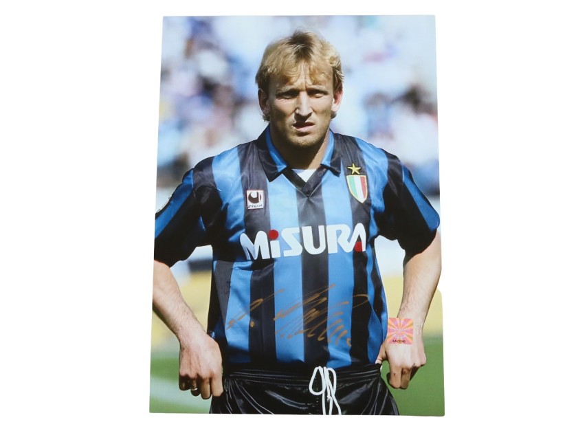 Photograph - Signed by Andreas Brehme