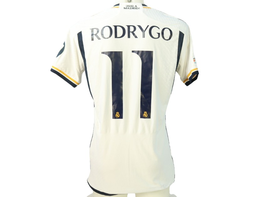 Rodrygo's Match-Issued Shirt, Borussia Dortmund vs Real Madrid - Champions League Final 2024